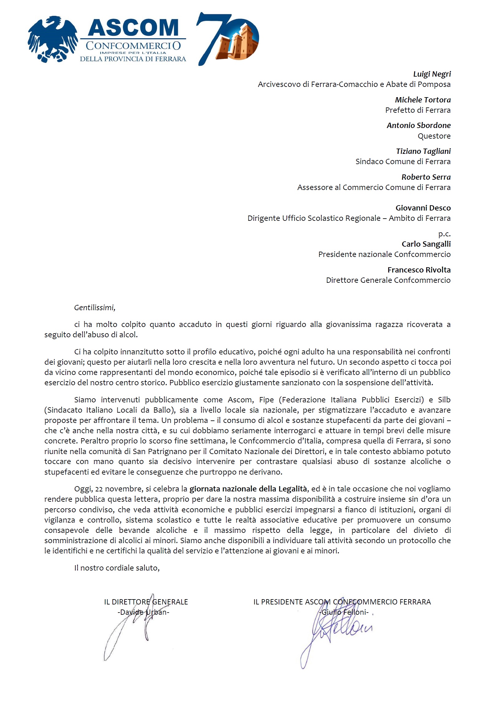 LetteraapertaAscom Legalita