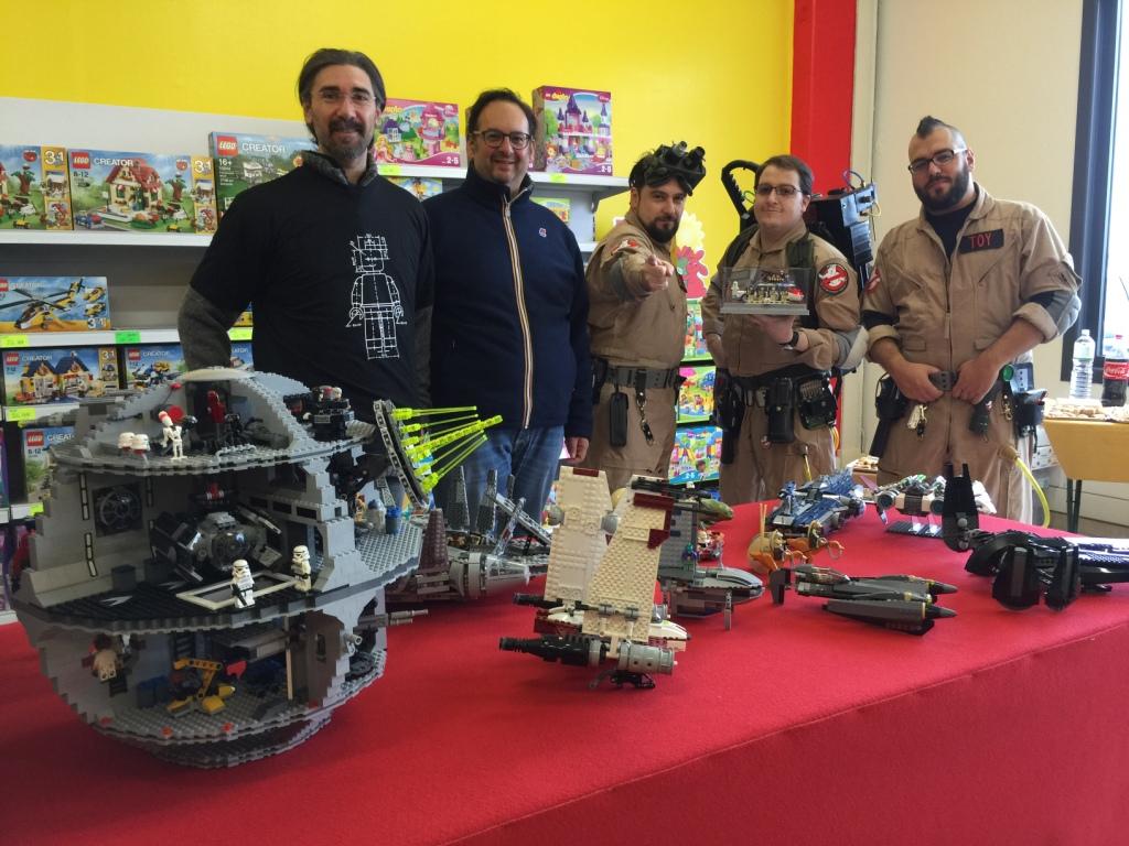 Guerre stellari a mattoncini conferenza stampa