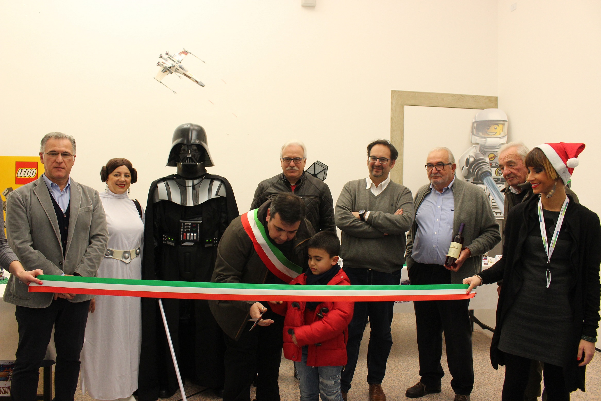 Inaugurazione Guerre Stellari a mattoncini