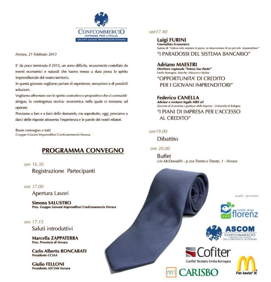 50 sfumature di credito programma