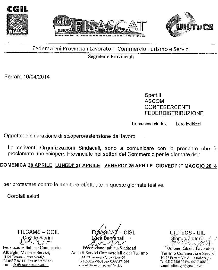 sciopero